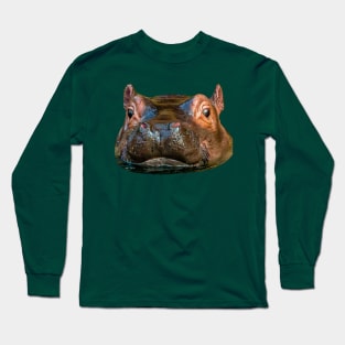 Cute baby Hippo Long Sleeve T-Shirt